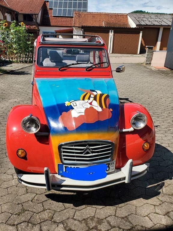 Rot Gebraucht 1990 Citroën 2CV Cabrio | 15.000 € - Bild 1/4