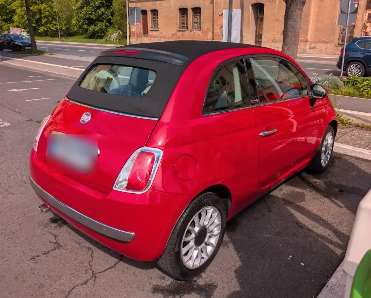 Gebraucht Fiat 500C Lounge 69 PS (50 kW) 2010 Rot Cabrio