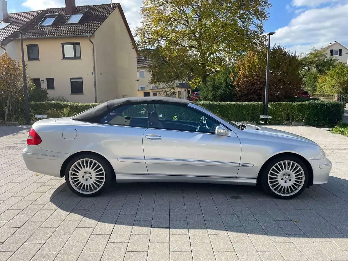 Gebraucht Mercedes CLK200 Avantgarde 163 PS (119 kW) 2006 Silber Cabrio