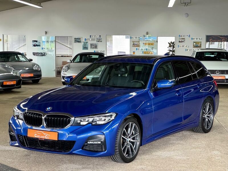 Portimao blau metallic Gebraucht 2021 BMW 320 M Sport Kombi | 32.990 € (Etwas zu teuer) - Bild 1/4
