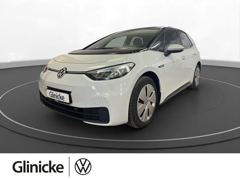 Gebraucht VW ID.3 Pro 106 kW (145 PS) 2021 Weiß (gletscherweiß metallic) Kleinwagen