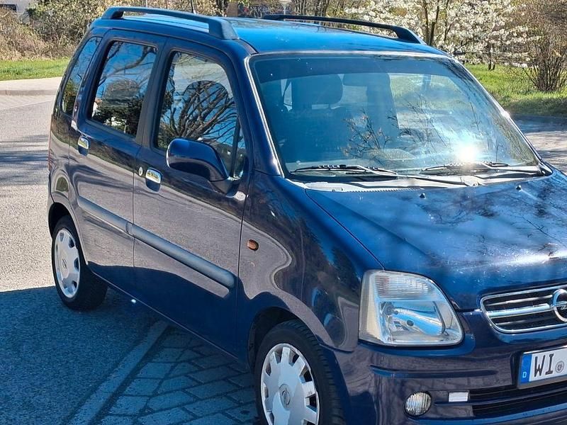 Gebraucht Opel Agila Comfort 75 PS (55 kW) 2003 Blau Van / Kleinbus