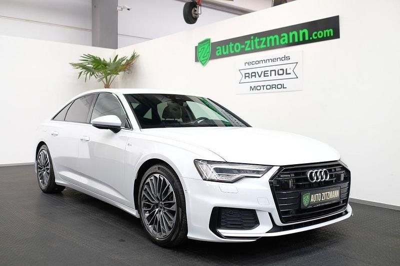 Weiß Gebraucht 2021 Audi A6 S-Line Limousine | 27.990 € (Etwas zu teuer) - Bild 1/4