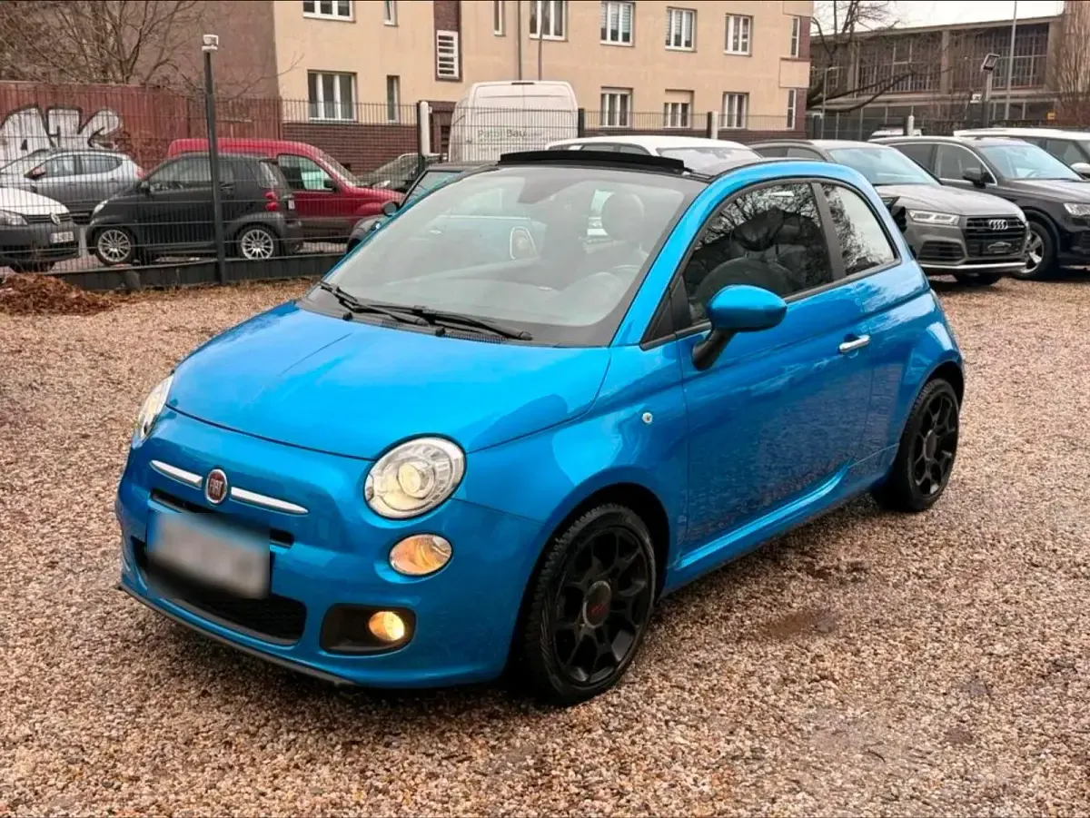 Gebraucht Fiat 500 S 105 PS (77 kW) 2014 Blau Cabrio