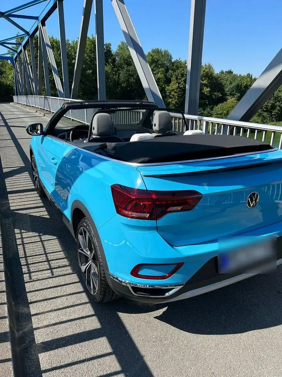 Gebraucht VW T-Roc Cabriolet 150 PS (110 kW) 2022 Blau Cabrio