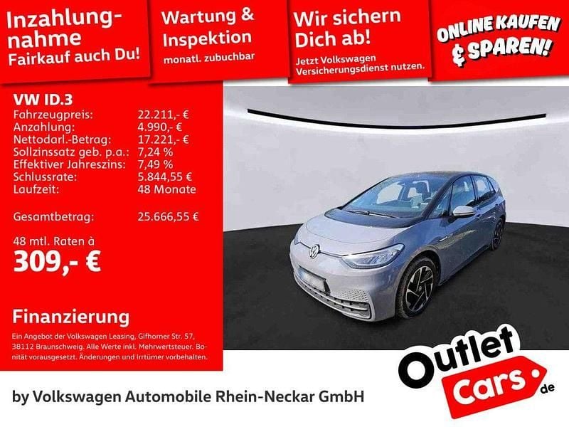 Gebraucht VW ID.3 Pro Performance 150 kW (204 PS) 2022 Grau Kleinwagen