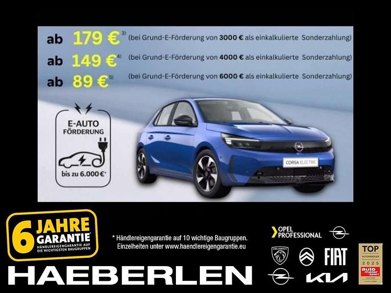 Neu Opel Corsa-e Edition 100 kW (136 PS) 2025 Blau (voltaik blau) Kleinwagen