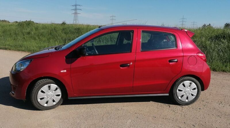 Rot Gebraucht 2013 Mitsubishi Space Star Kleinwagen | 3.050 € (Fairer Preis) - Bild 1/4