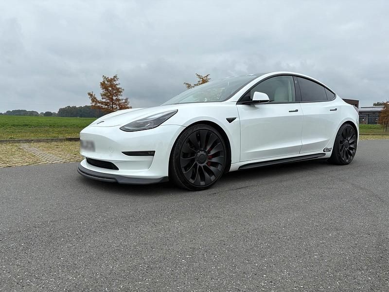 Gebraucht Tesla Model 3 Performance 377 kW (513 PS) 2021 Weiß Limousine