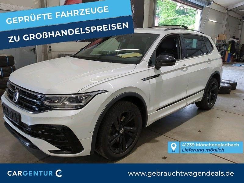 Oryxweiss perlmutteffekt Gebraucht 2022 VW Tiguan Allspace R-line SUV | 27.297 € (Guter Preis) - Bild 1/2