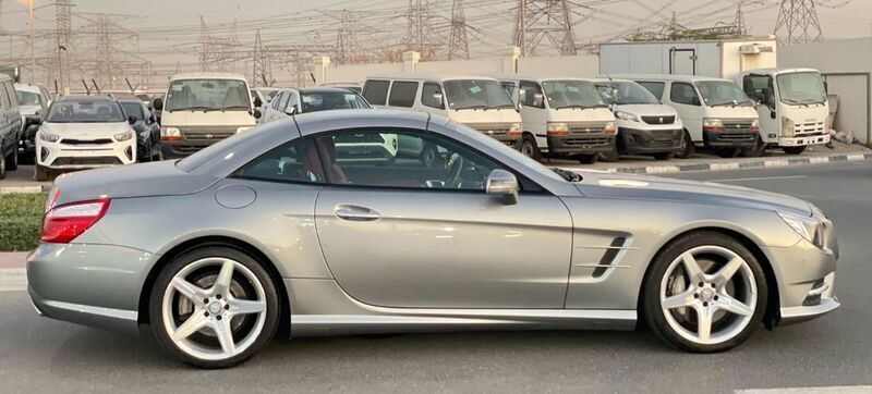 Silber Gebraucht 2014 Mercedes SL350 AMG line Cabrio | 49.950 € - Bild 1/4