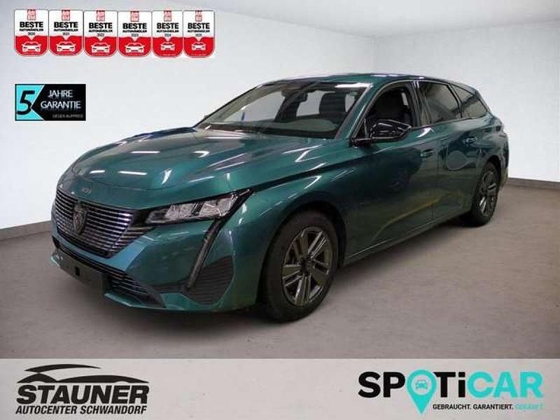Avatar blau metallic (metallic) Gebraucht 2024 Peugeot 308 Allure Kombi | 22.480 € (Superpreis) - Bild 1/4
