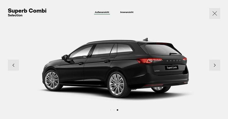 Neu Skoda Superb Selection 150 PS (110 kW) 2025 Schwarz Kombi