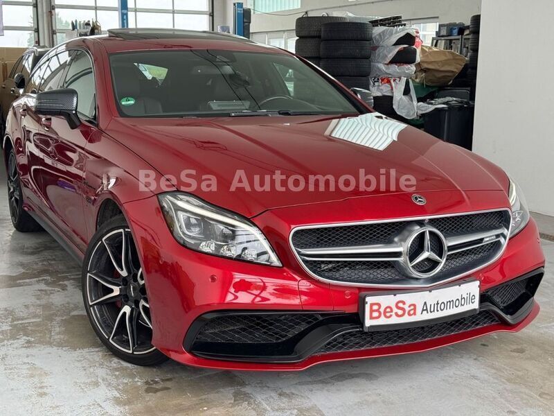 Rot Gebraucht 2016 Mercedes CLS63 AMG Shooting Brake AMG Kombi | 44.990 € - Bild 1/4