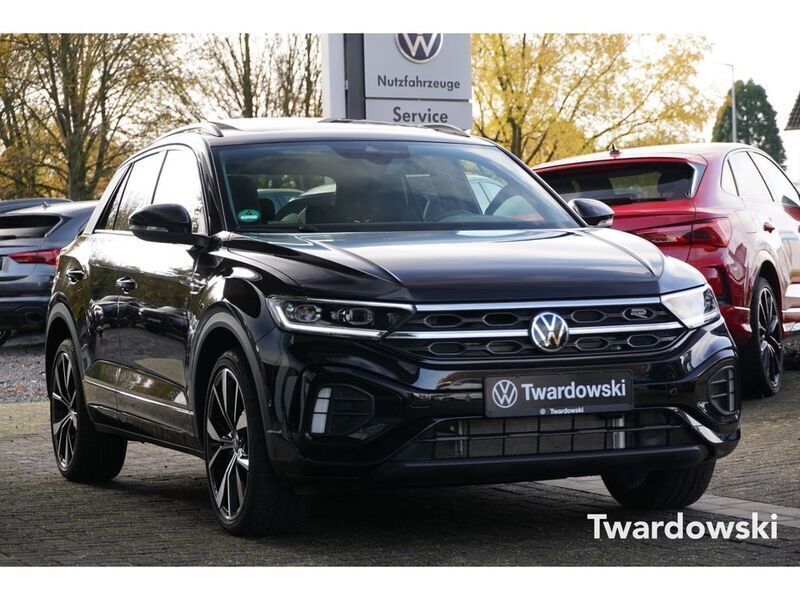Schwarz Gebraucht 2024 VW T-Roc R-line SUV | 32.990 € (Fairer Preis) - Bild 1/4
