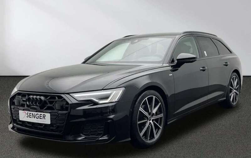 Schwarz (mythosschwarz metallic) Gebraucht 2025 Audi A6 S-Line Kombi | 60.480 € (Fairer Preis) - Bild 1/4