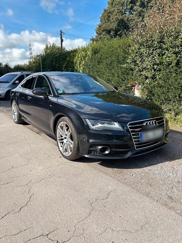 Schwarz Gebraucht 2012 Audi A7 S-Line Limousine | 13.999 € (Superpreis) - Bild 1/4