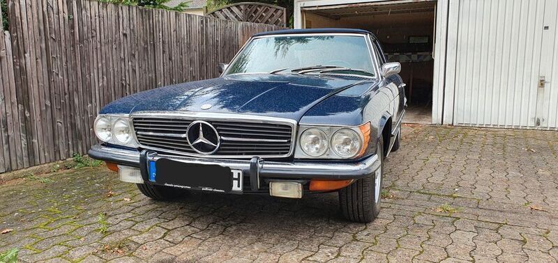 Blau Gebraucht 1973 Mercedes 450 Cabrio | 20.000 € - Bild 1/4