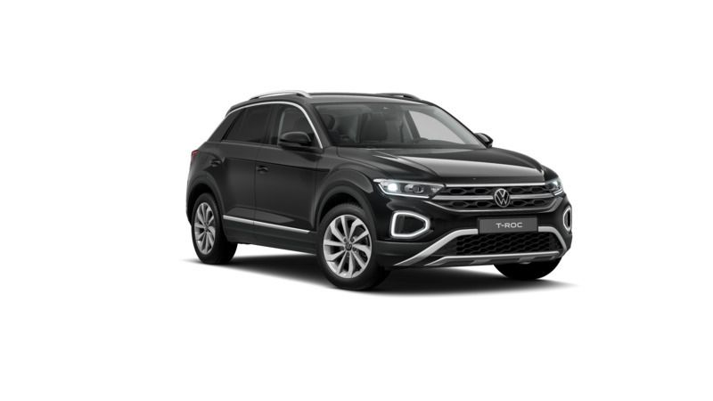 Gebraucht VW T-Roc Style 150 PS (110 kW) 2023 Schwarz SUV