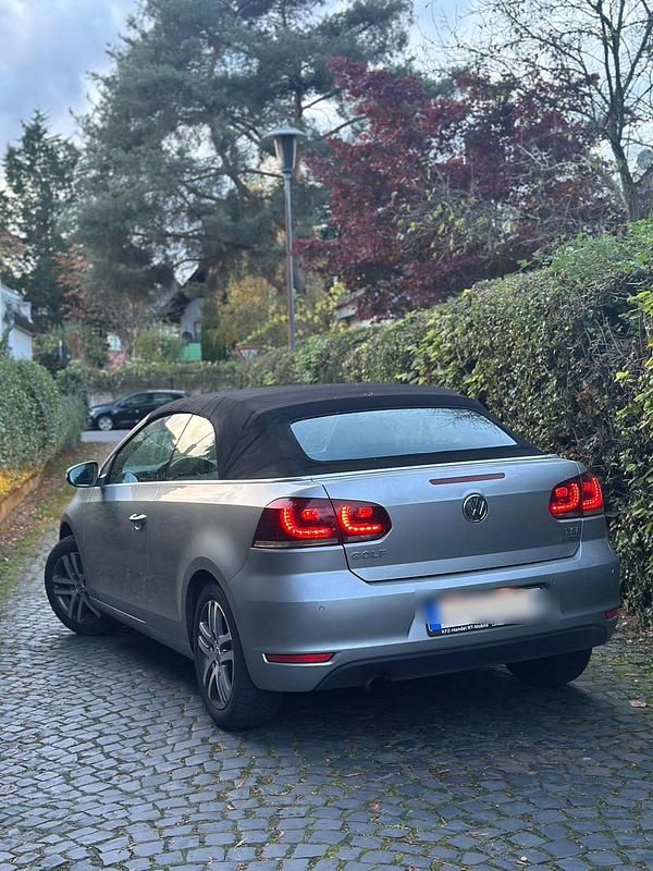 Silber Gebraucht 2013 VW Golf Cabriolet Cabrio | 7.750 € (Superpreis) - Bild 1/4