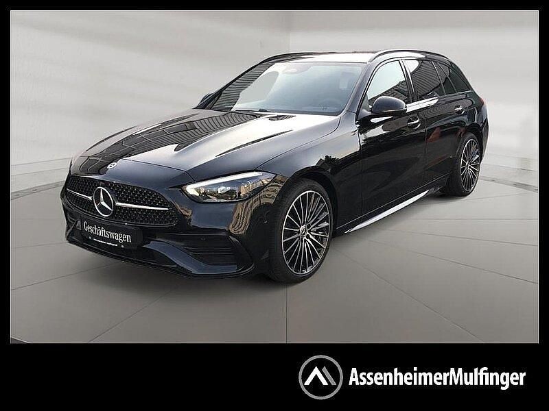 Schwarz metalliclack obsidianschwarz Gebraucht 2025 Mercedes C220 Kombi | 55.690 € - Bild 1/4