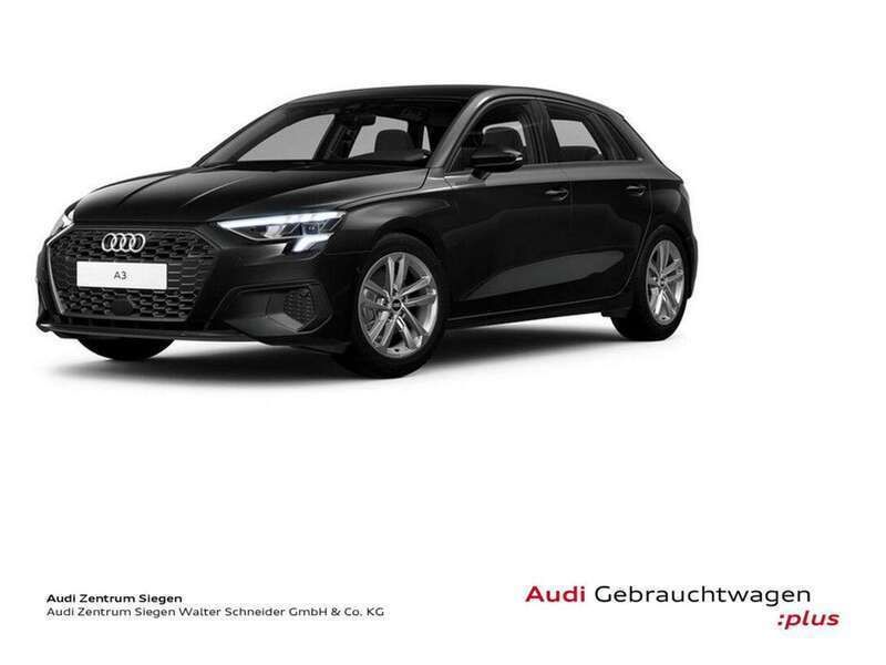 Mythosschwarz metallic Gebraucht 2022 Audi A3 S-Line Limousine | 21.810 € (Guter Preis) - Bild 1/4