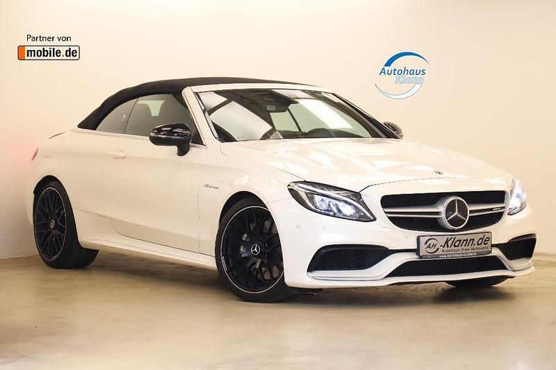 Weiß Gebraucht 2017 Mercedes C63 AMG AMG Cabrio | 51.999 € (Guter Preis) - Bild 1/4