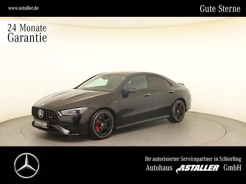Metalliclack kosmosschwarz (metallic) Gebraucht 2024 Mercedes CLA35 AMG AMG Coupé | 47.899 € (Fairer Preis) - Bild 1/4