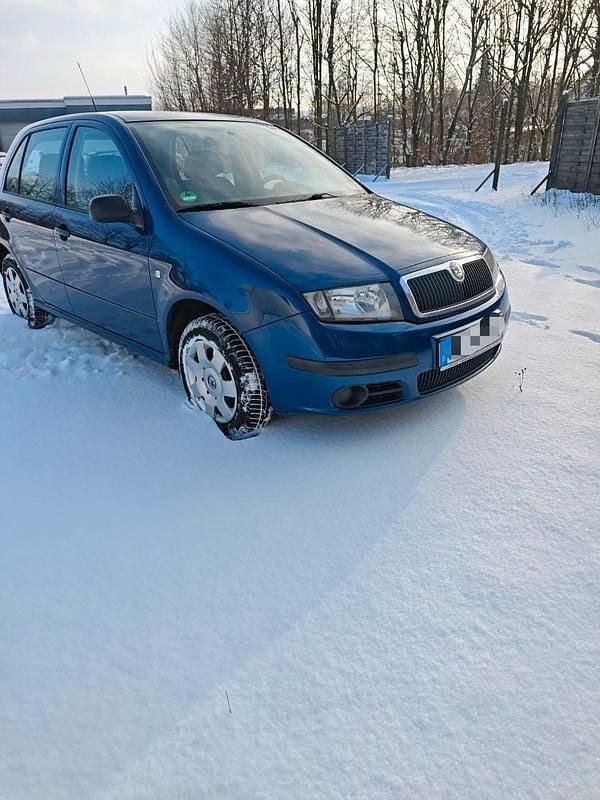 Blau Gebraucht 2007 Skoda Fabia Kleinwagen | 2.499 € (Fairer Preis) - Bild 1/4
