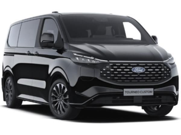 Beige (agate black metallic/grey matter/chromablau) Neu 2025 Ford Tourneo Custom Titanium Van / Kleinbus | 62.950 € (Teuer) - Bild 1/4
