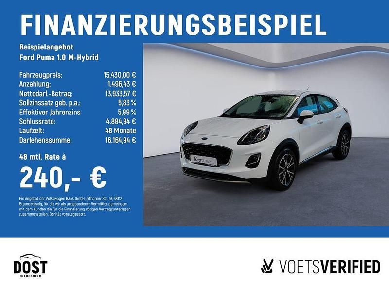 Gebraucht Ford Puma Titanium 125 PS (91 kW) 2022 Weiß SUV