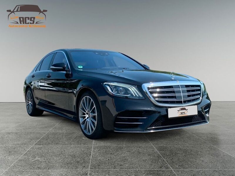 Schwarz Gebraucht 2018 Mercedes S400 AMG line Limousine | 48.490 € (Fairer Preis) - Bild 1/4
