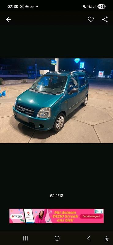 Grün Gebraucht 2004 Suzuki Wagon R+ Kombi | 1.400 € (Fairer Preis) - Bild 1/4