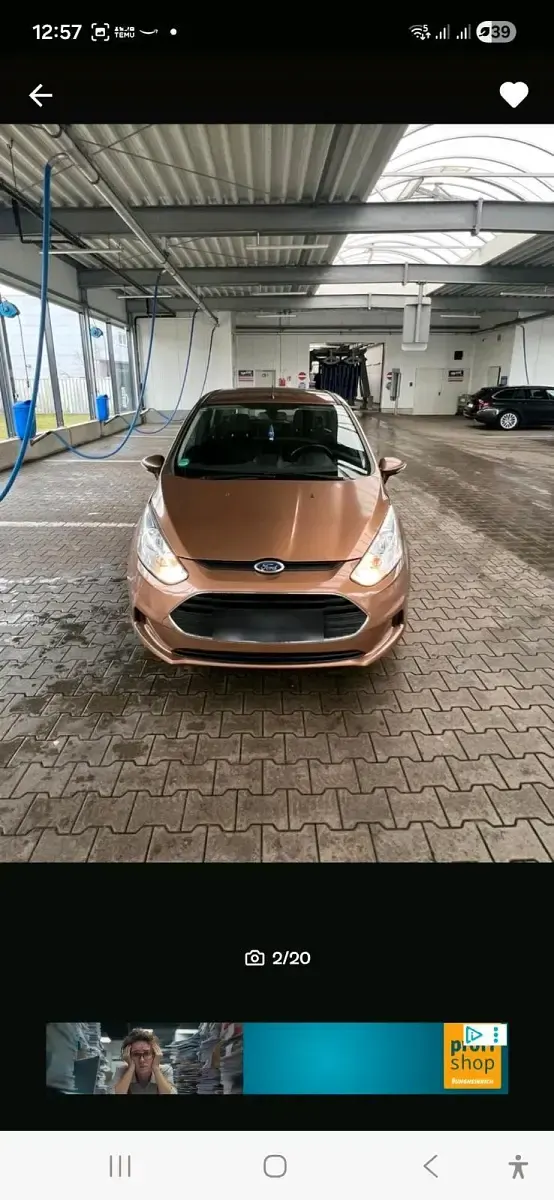 Gebraucht Ford B-MAX Titanium 101 PS (74 kW) 2014 Braun Van / Kleinbus