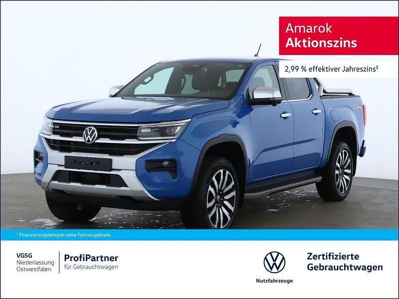 Blau (mid blue (blau)) Gebraucht 2023 VW Amarok Aventura Abholung | 49.200 € (Superpreis) - Bild 1/2