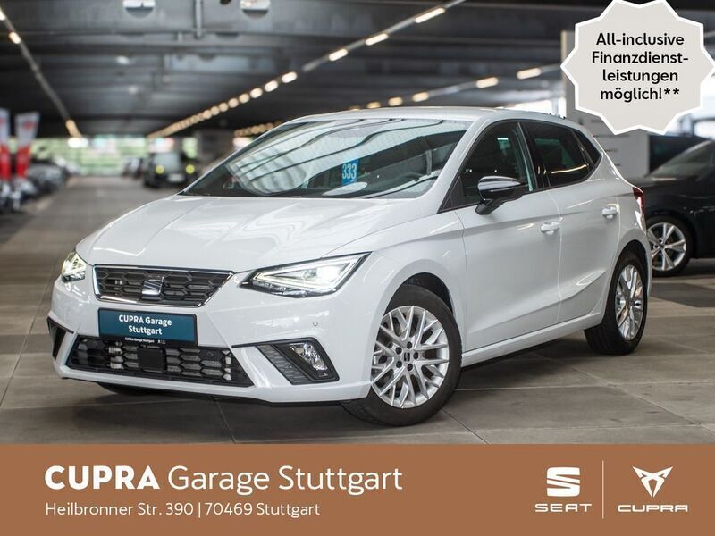 Nevada weiß metallic Gebraucht 2024 Seat Ibiza FR Limousine | 20.430 € (Fairer Preis) - Bild 1/4