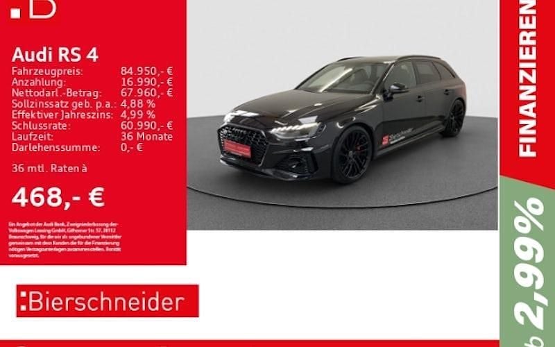 Schwarz Gebraucht 2024 Audi RS4 Comfort Kombi | 84.950 € (Fairer Preis) - Bild 1/4