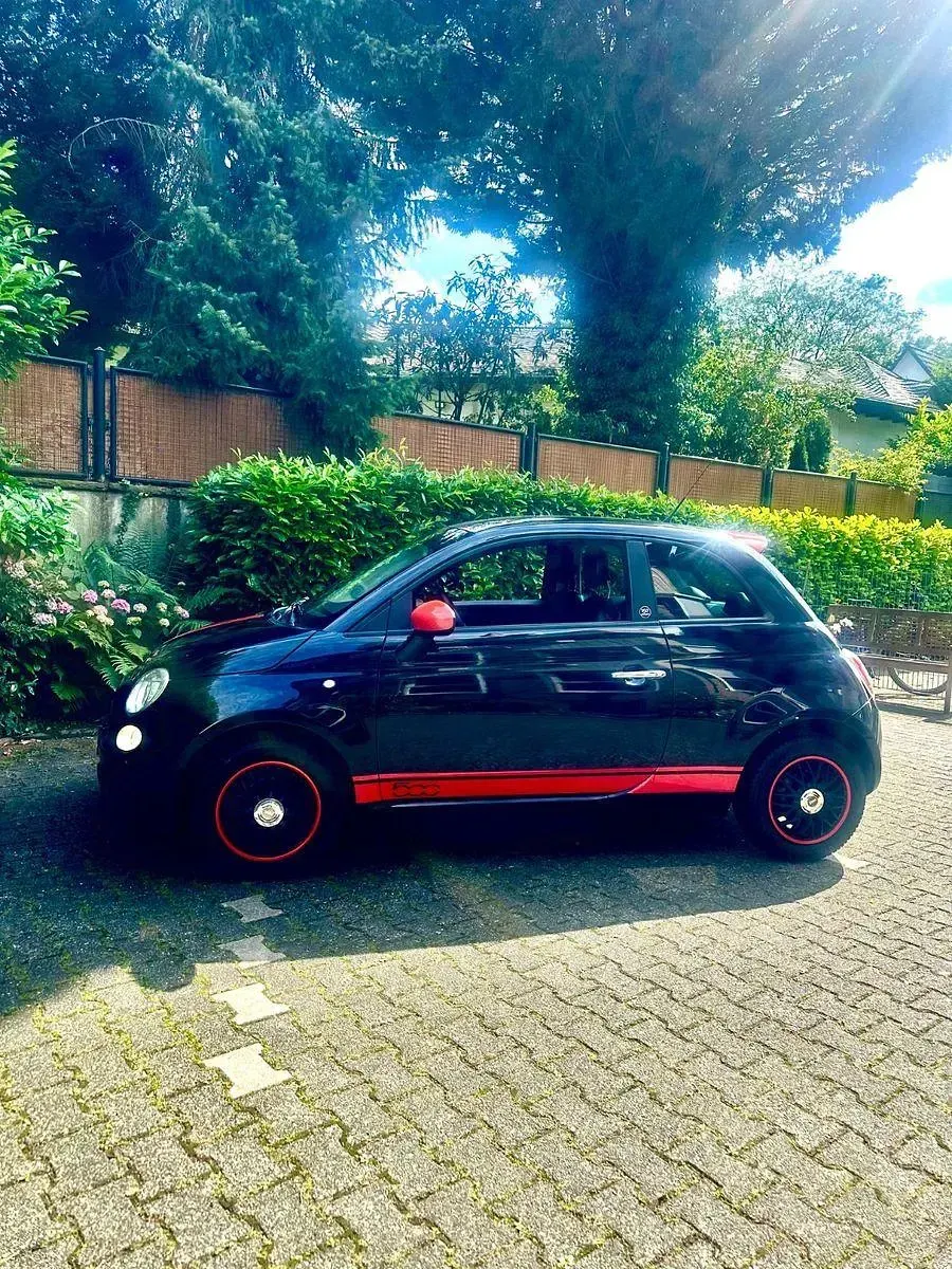 Gebraucht Fiat 500 69 PS (50 kW) 2011 Schwarz Kleinwagen