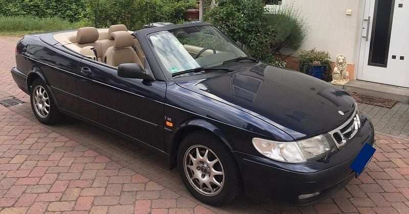 Blau Gebraucht 1999 Saab 9-3 Cabriolet Cabrio | 3.650 € (Fairer Preis) - Bild 1/4