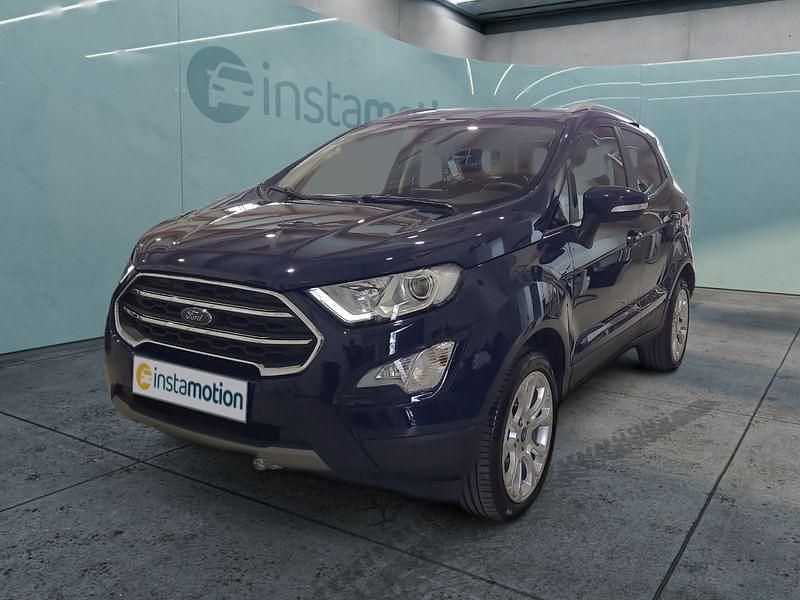 Blau Gebraucht 2021 Ford Ecosport Titanium SUV | 14.099 € (Fairer Preis) - Bild 1/4