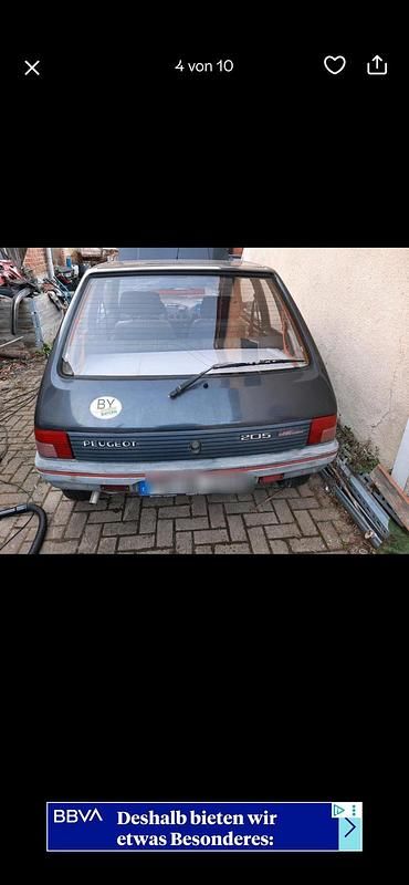 Gebraucht Peugeot 205 64 PS (47 kW) 1992 Schwarz Kleinwagen