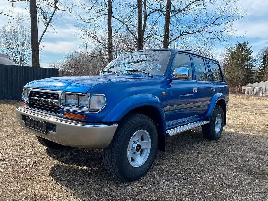 Gebraucht Toyota Land Cruiser 160 PS (117 kW) 1992 Blau SUV