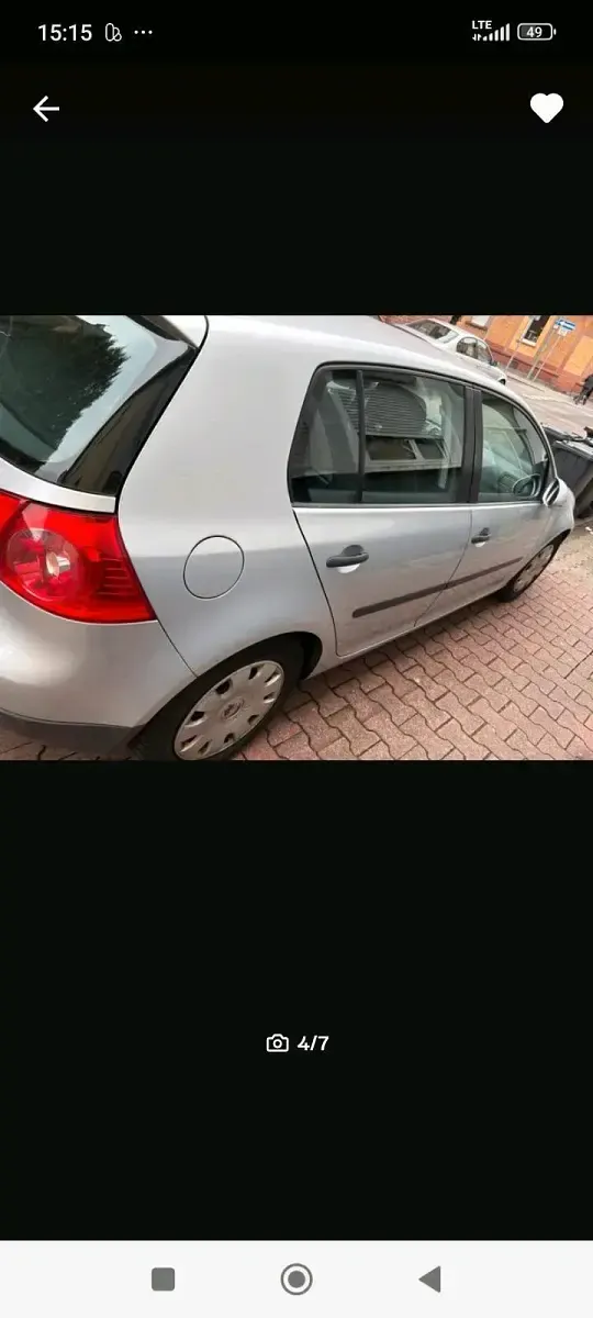 Gebraucht VW Golf V 105 PS (77 kW) 2004 Silber Kleinwagen
