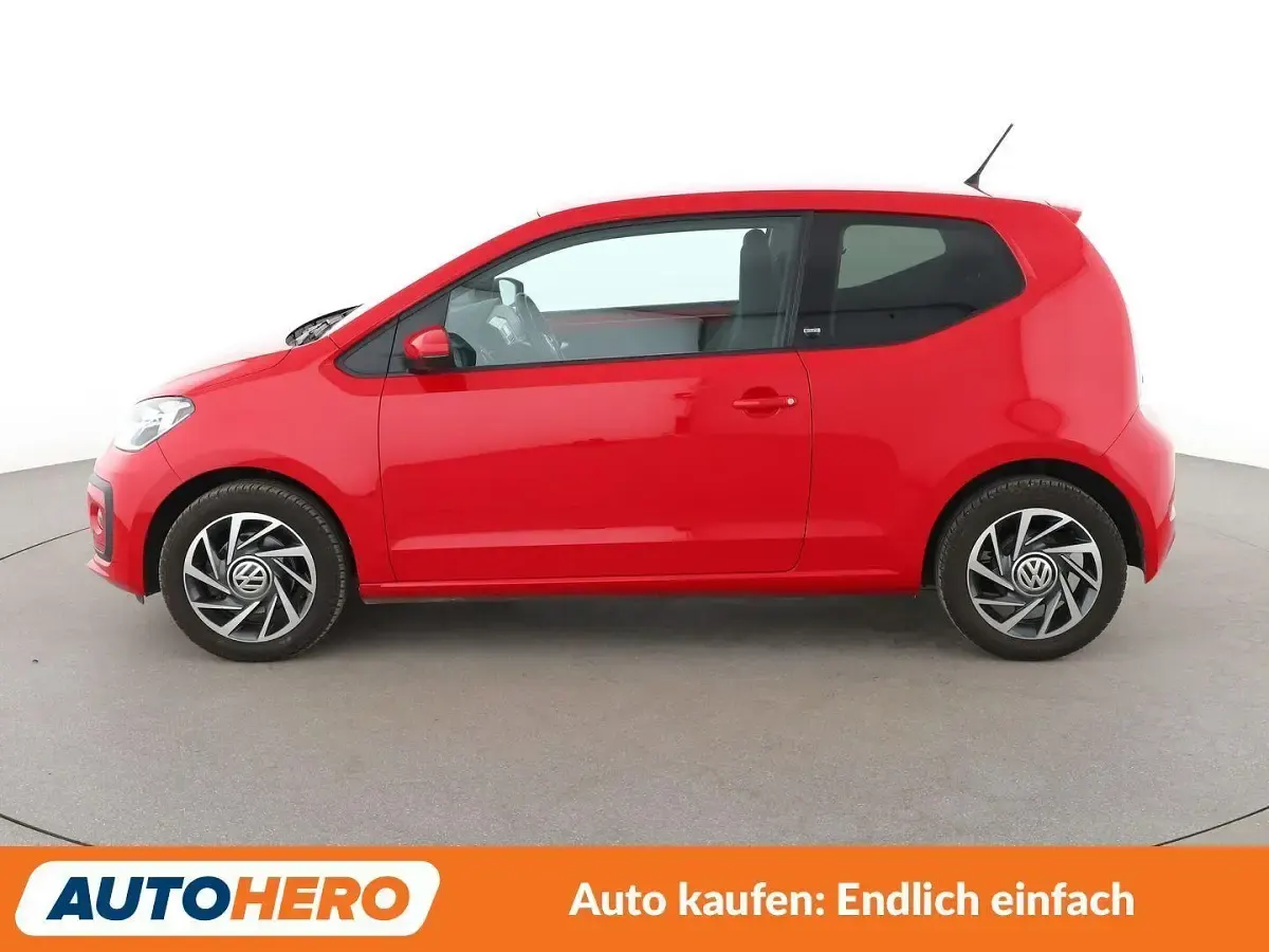 Gebraucht VW up! Sound 75 PS (55 kW) 2017 Rot Kleinwagen