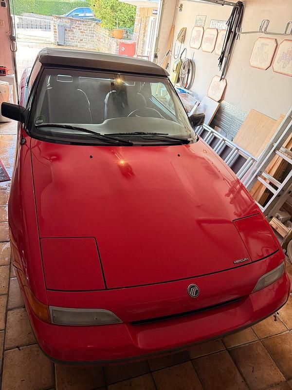 Gebraucht Ford Capri 101 PS (74 kW) 1991 Rot Cabrio