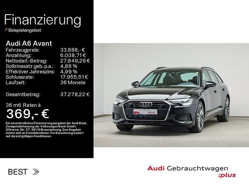 Mythosschwarz metallic Gebraucht 2022 Audi A6 Kombi | 33.888 € (Guter Preis) - Bild 1/4