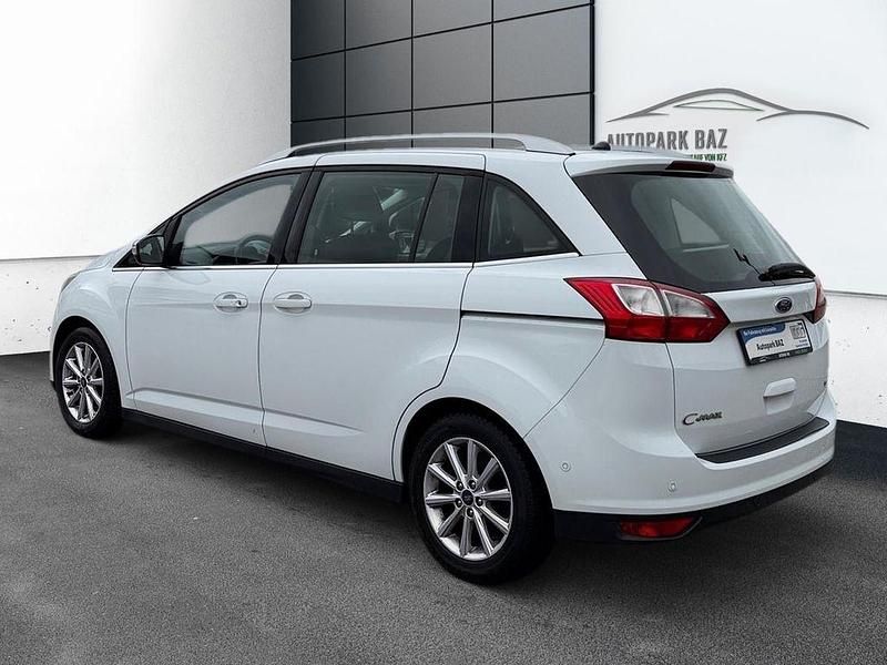 Gebraucht Ford Grand C-Max Titanium 125 PS (91 kW) 2018 Weiß Van / Kleinbus