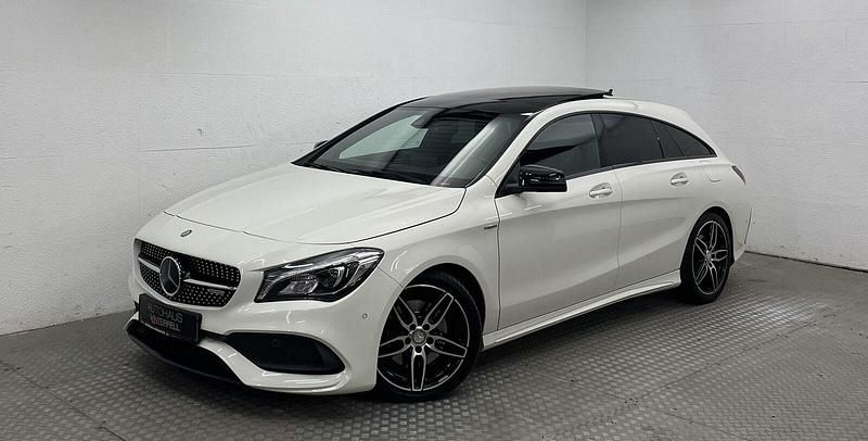 Calcitweiß Gebraucht 2016 Mercedes CLA250 Shooting Brake AMG Kombi | 19.900 € (Fairer Preis) - Bild 1/4