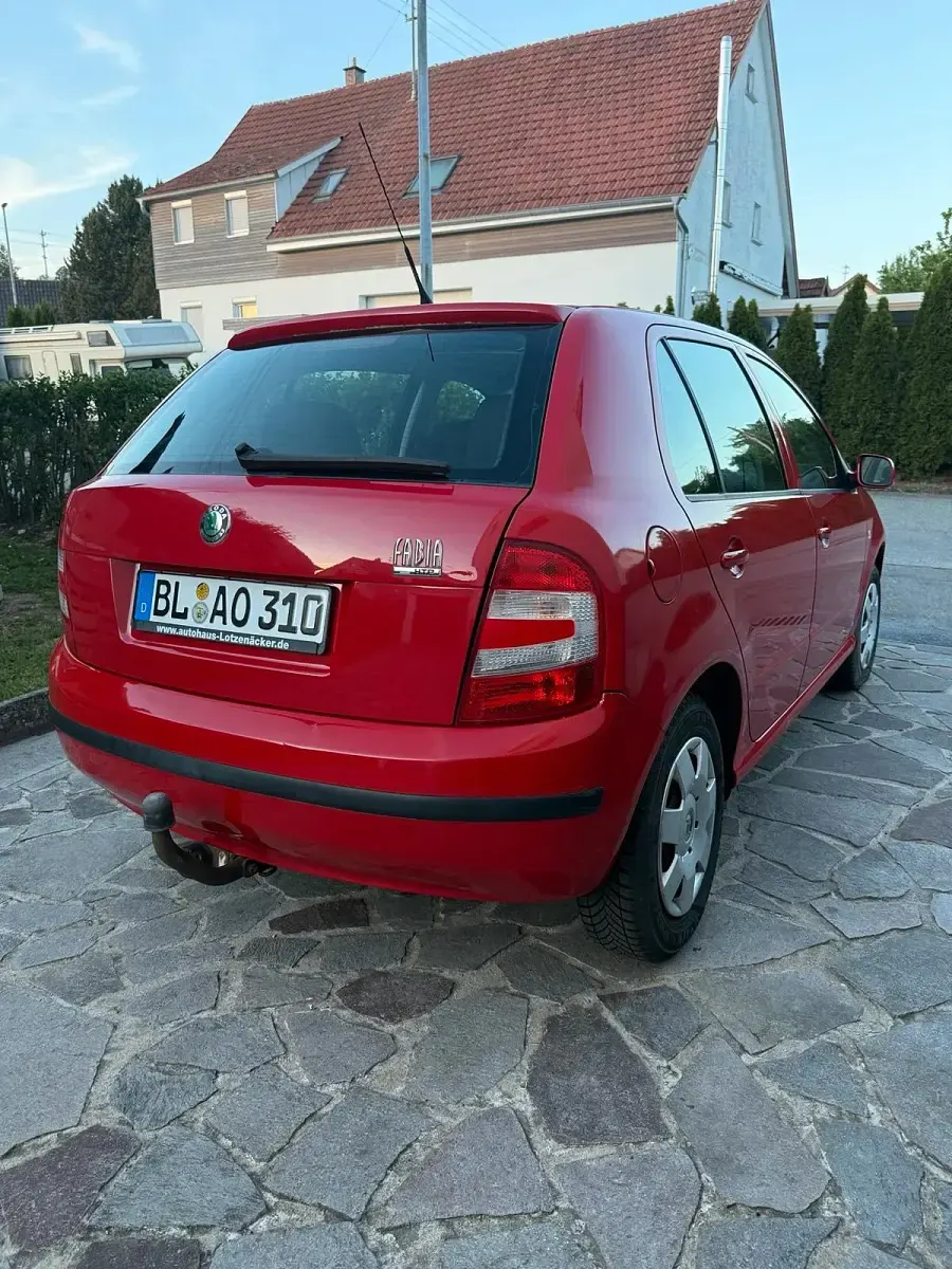 Gebraucht Skoda Fabia 54 PS (39 kW) 2007 Rot Kleinwagen