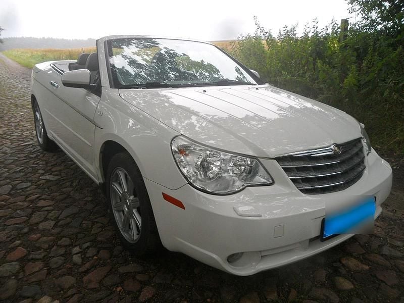 Weiß Gebraucht 2008 Chrysler Sebring Cabriolet Limited Cabrio | 4.900 € (Superpreis) - Bild 1/4